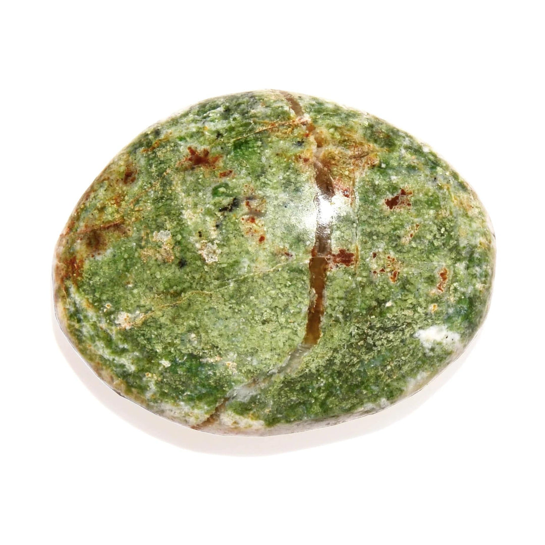 Chrysoprase Palm Stone - Polished