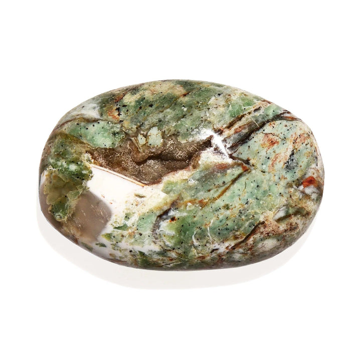 Chrysoprase Palm Stone - Polished