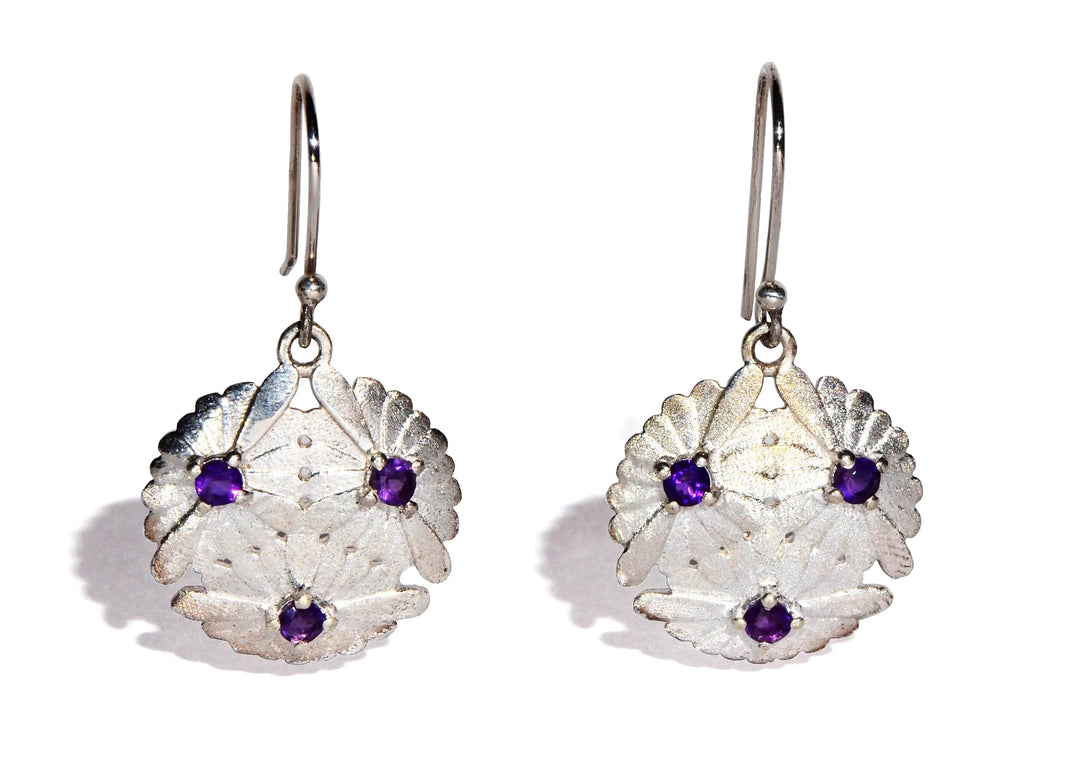 Amethyst Sterling Silver Earrings