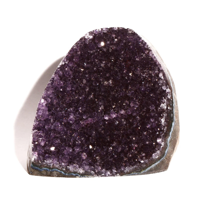 Drusy Amethyst Geode with Flat Bottom