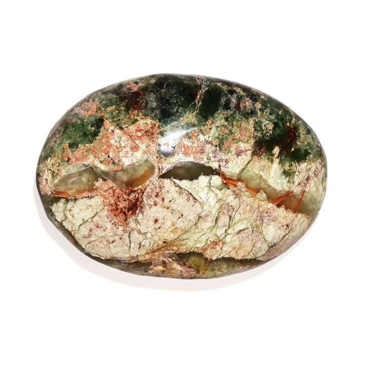 Chrysoprase Palm Stone - Polished