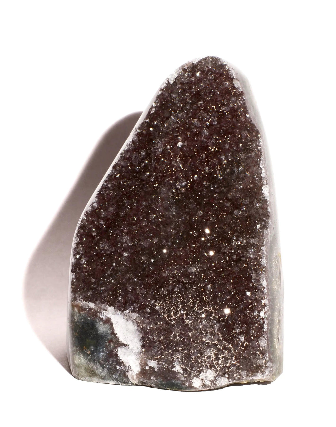 Drusy Amethyst Geode with Flat Bottom