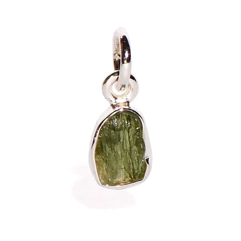 Moldavite Sterling Silver Pendant