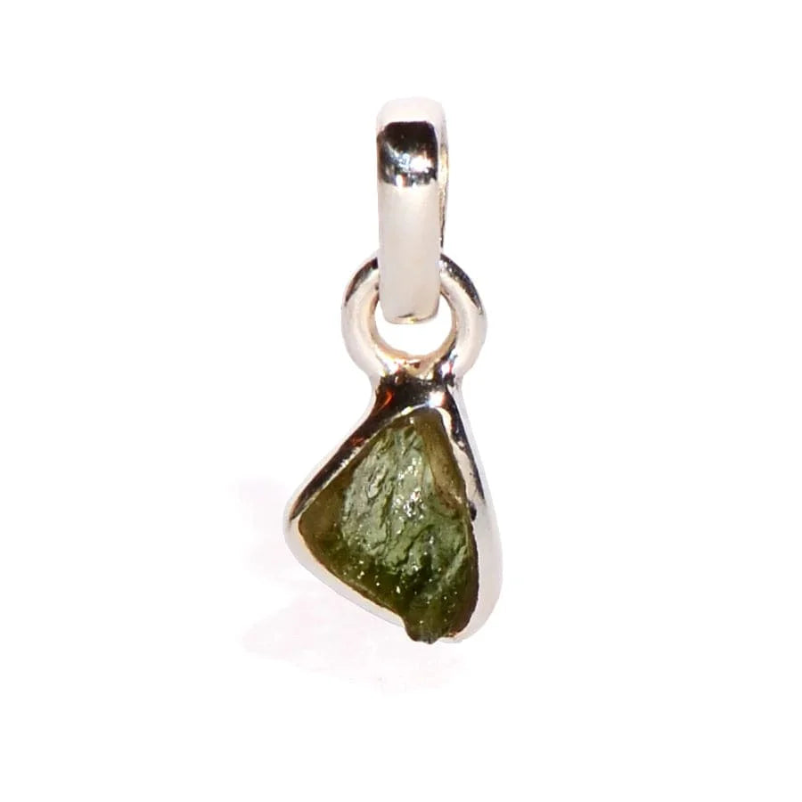 Moldavite Sterling Silver Pendant