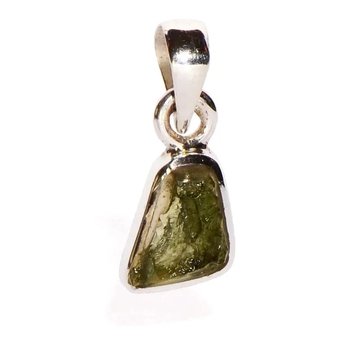 Moldavite Sterling Silver Pendant