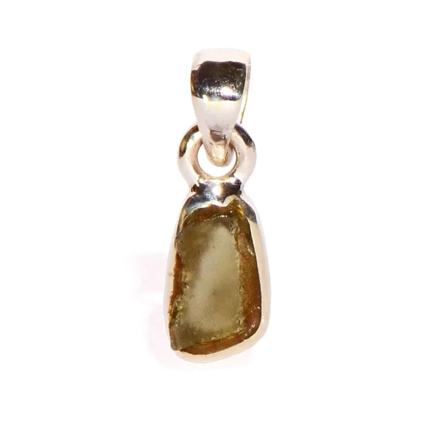 Moldavite Sterling Silver Pendant