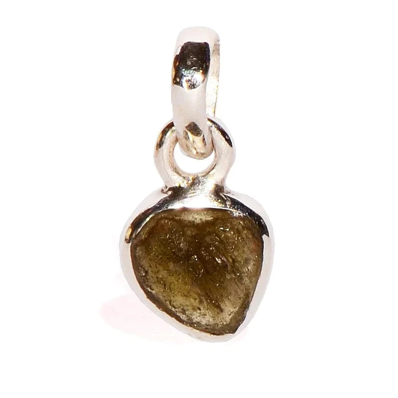 Moldavite Sterling Silver Pendant