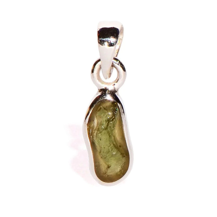 Moldavite Sterling Silver Pendant