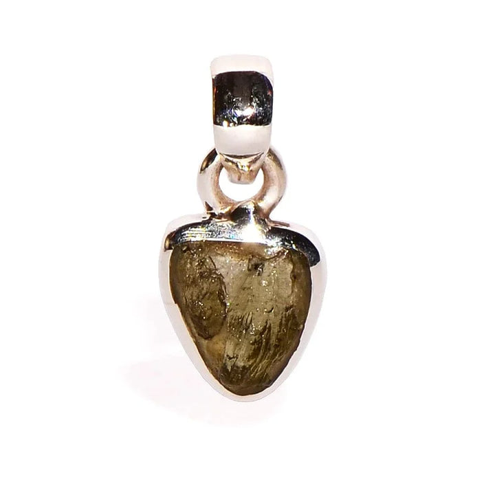 Moldavite Sterling Silver Pendant