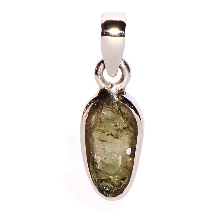 Moldavite Sterling Silver Pendant