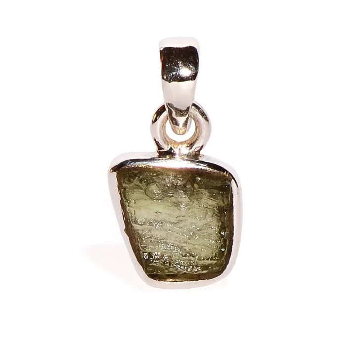Moldavite Sterling Silver Pendant
