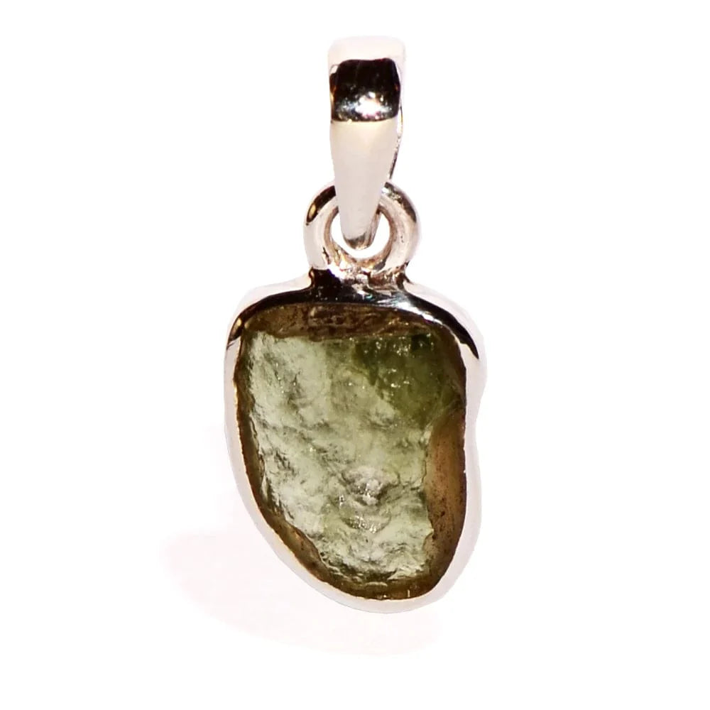Moldavite Sterling Silver Pendant