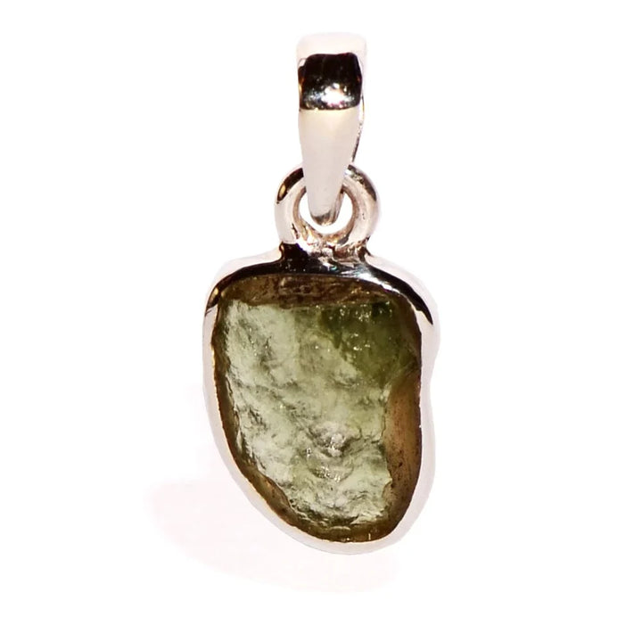 Moldavite Sterling Silver Pendant