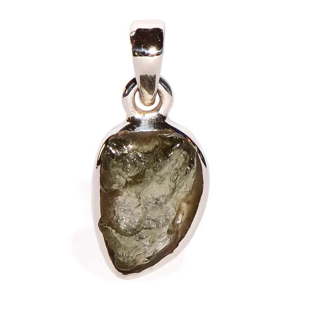 Moldavite Sterling Silver Pendant