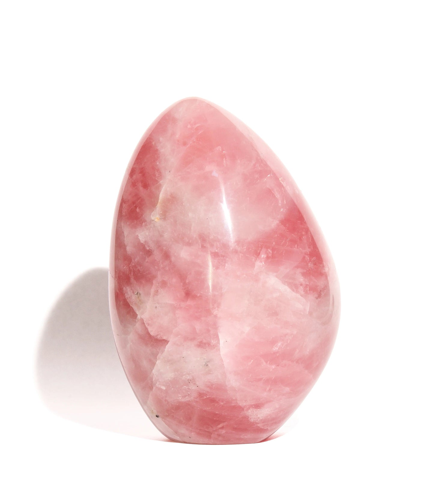 Rose Quartz Polished Form - Flat Base