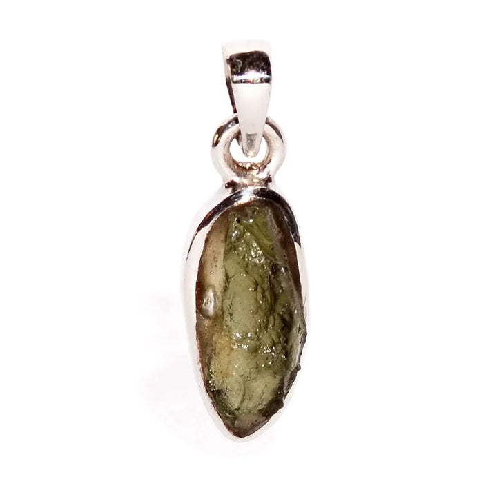 Moldavite Sterling Silver Pendant