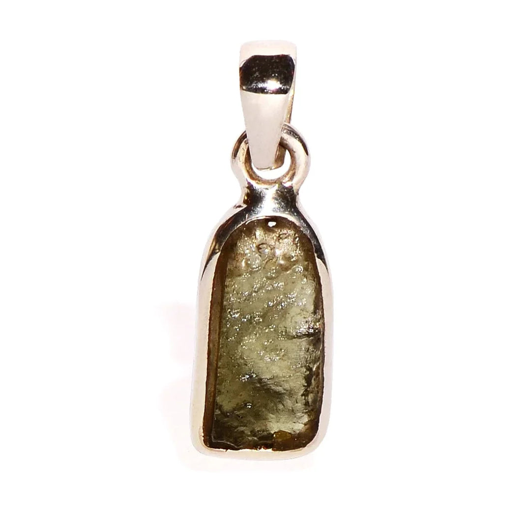 Moldavite Sterling Silver Pendant