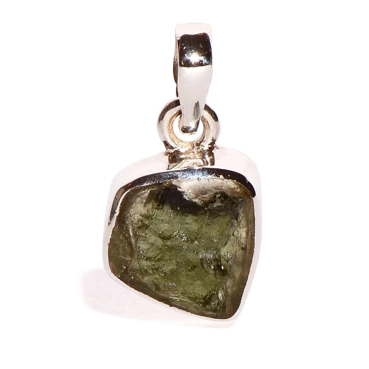 Moldavite Sterling Silver Pendant