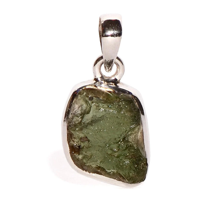 Moldavite Sterling Silver Pendant
