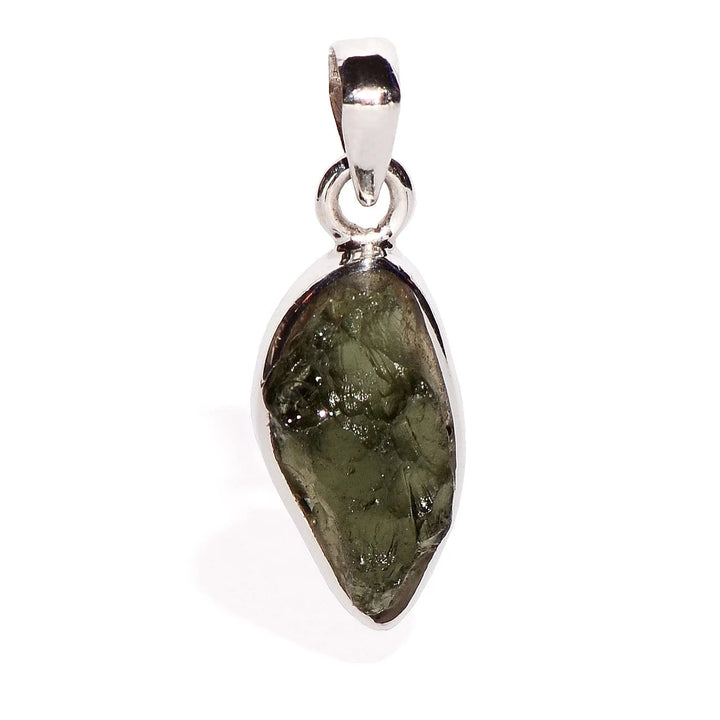 Moldavite Sterling Silver Pendant