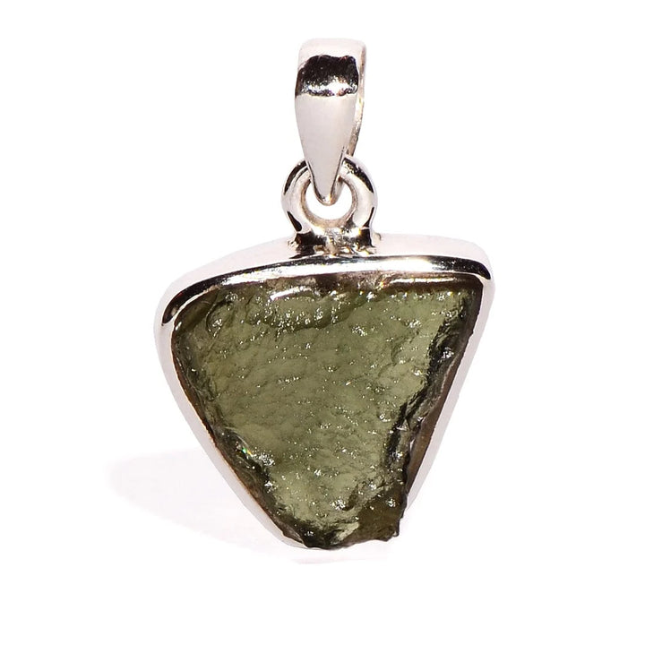 Moldavite Sterling Silver Pendant