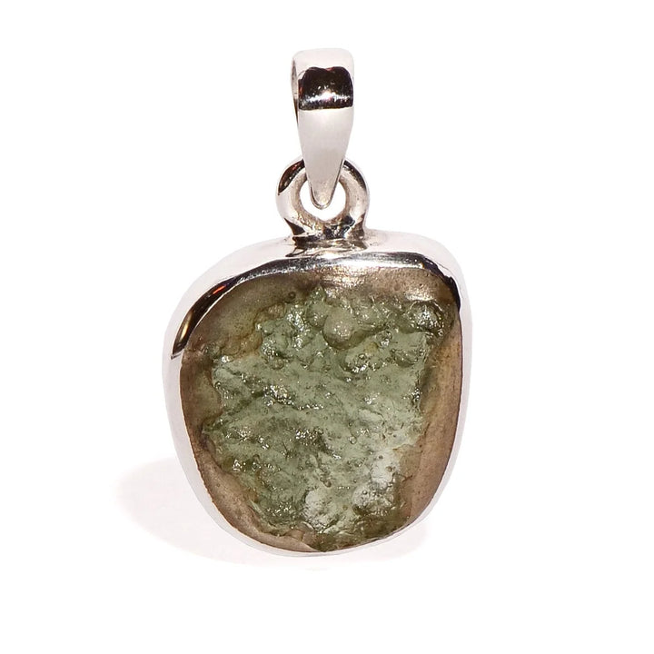 Moldavite Sterling Silver Pendant