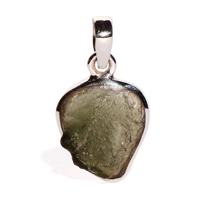 Moldavite Sterling Silver Pendant