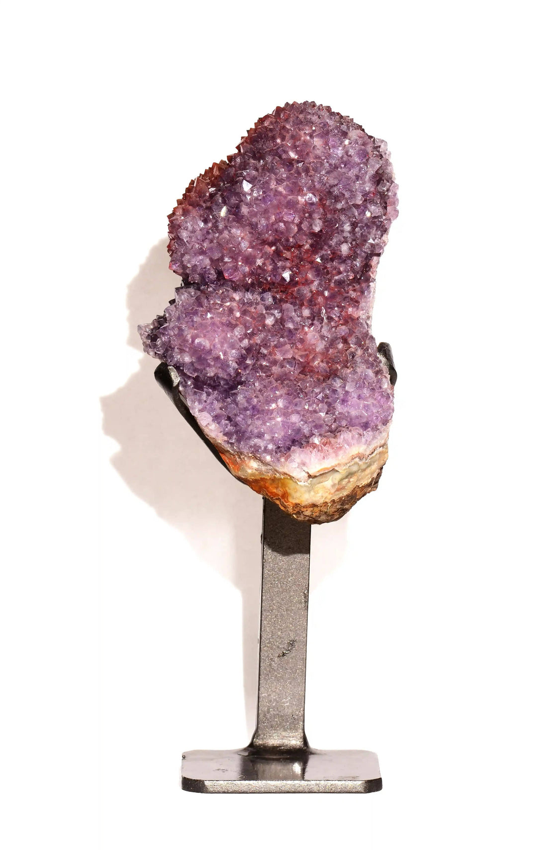 Amethyst Crystal Large Form on Custom Metal Stand