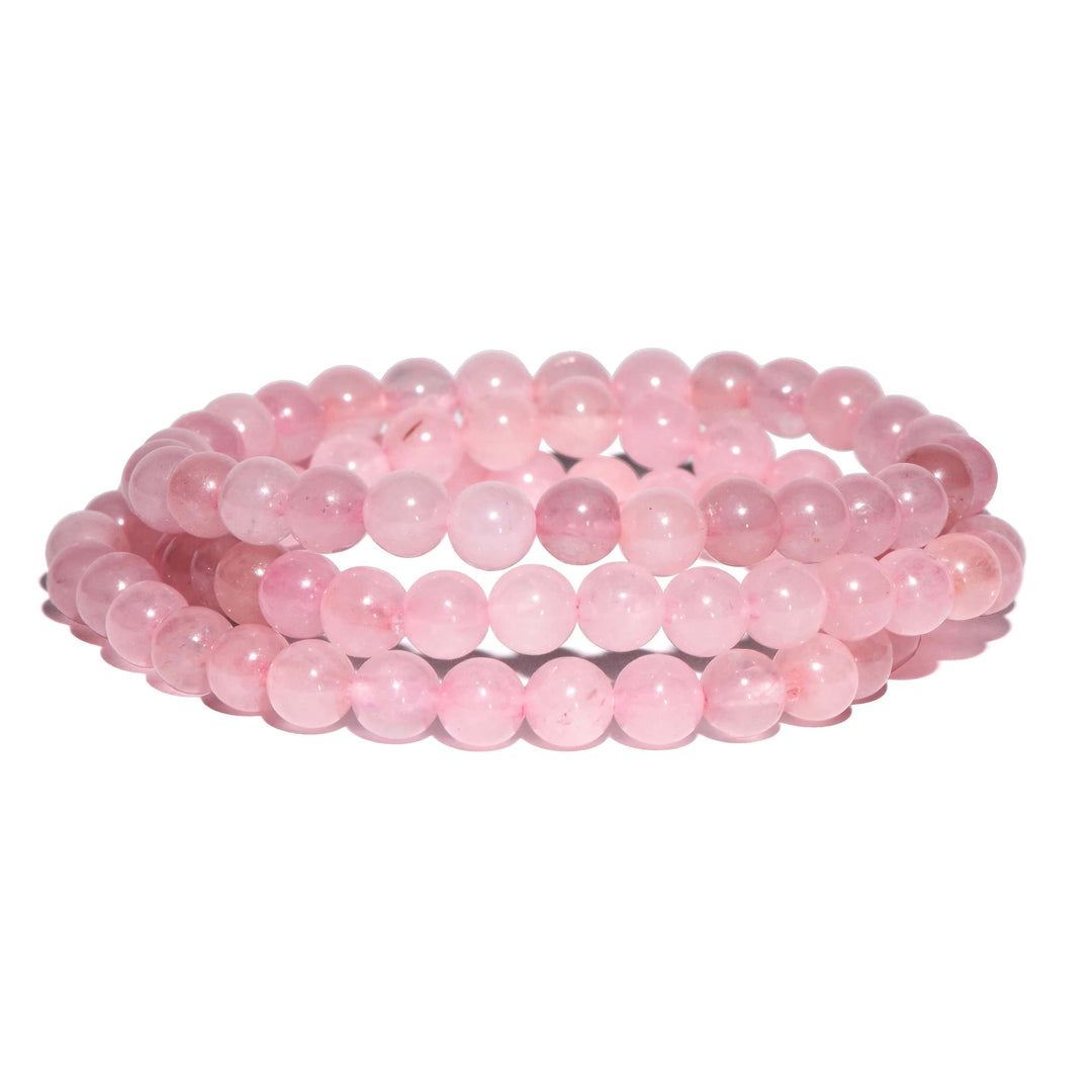 Rose Quartz Beaded Bracelet