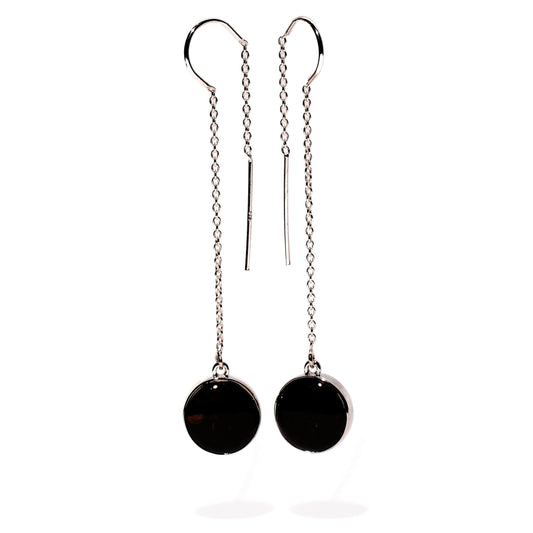 Cathedral Rock Sterling Silver Sandglobe Long Earrings