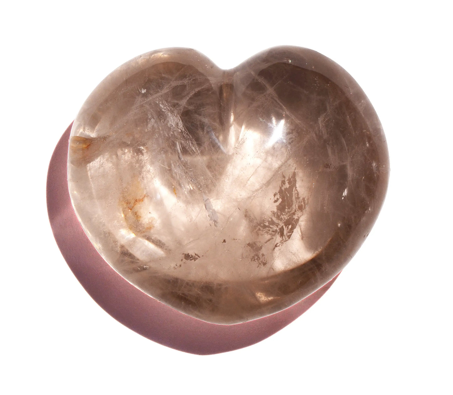 Smoky Quartz Heart - Crystal Carving