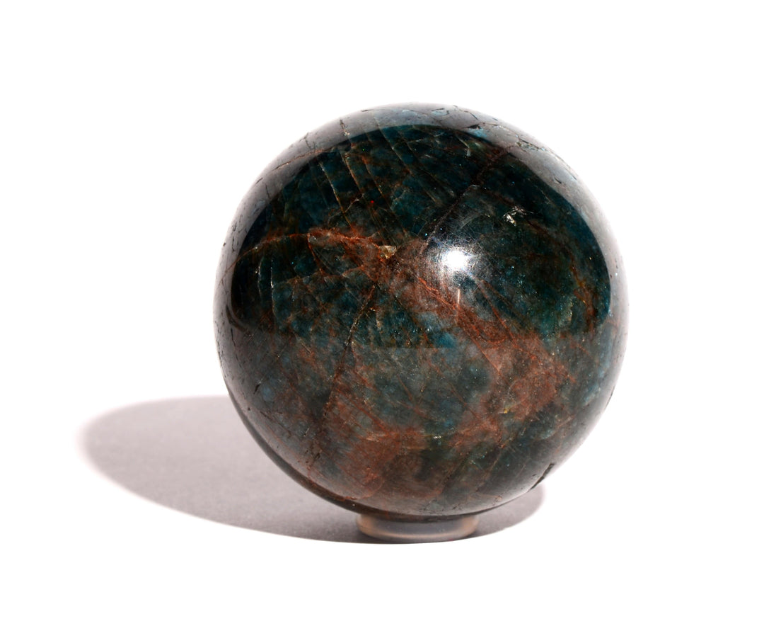 Blue Apatite Sphere - Polished
