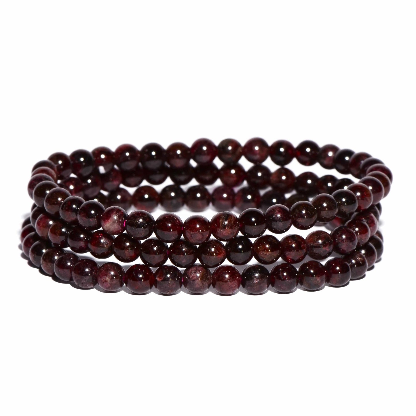 Garnet Beaded Bracelet