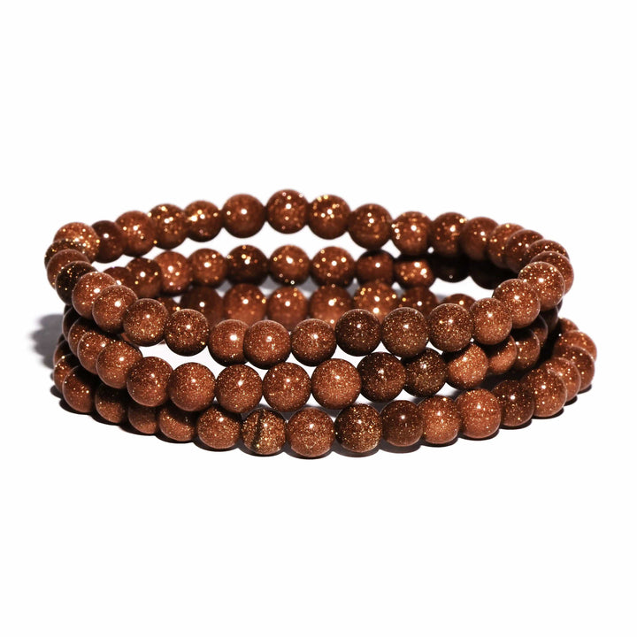 Goldstone Beaded Bracelet