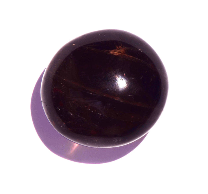 Smoky Quartz Palm Stone - Polished