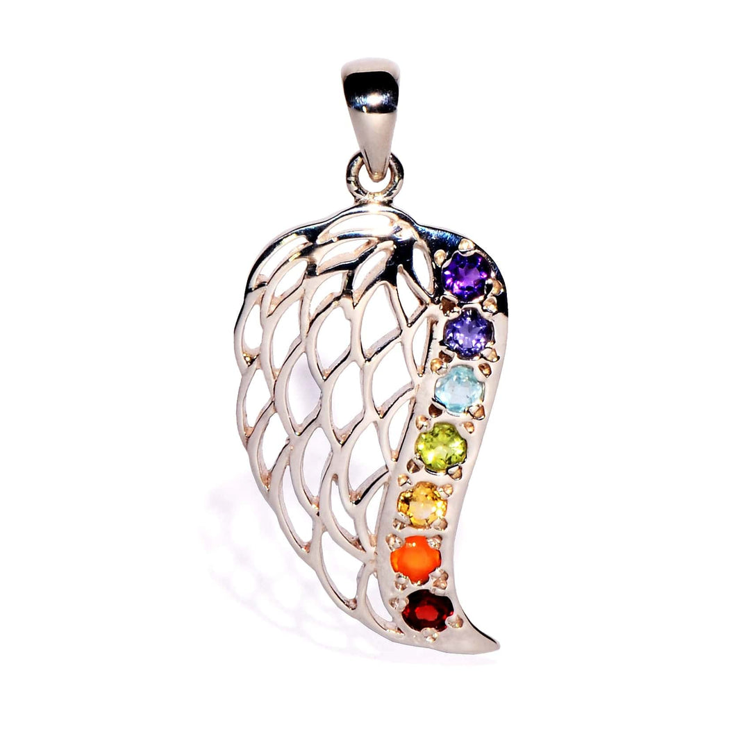 Buy 7 Chakra Sterling Silver Pendant to Balance the Chakras