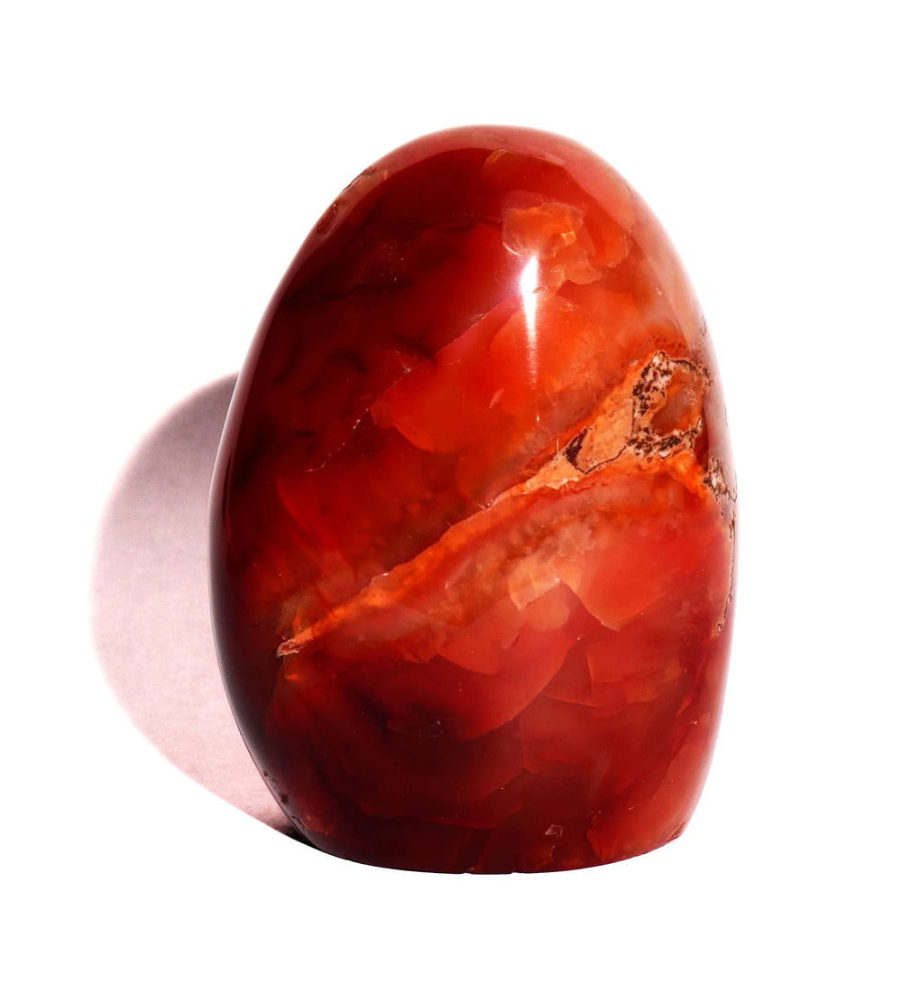 Carnelian Polished Form - Flat Base