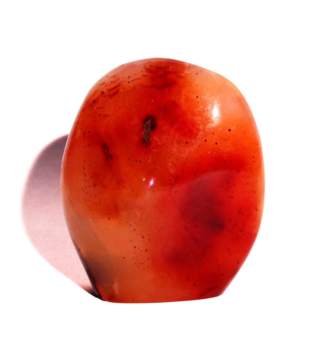 Carnelian Polished Form - Flat Base