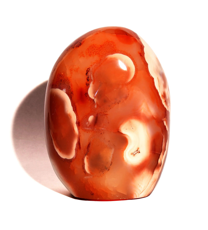 Carnelian Polished Form - Flat Base