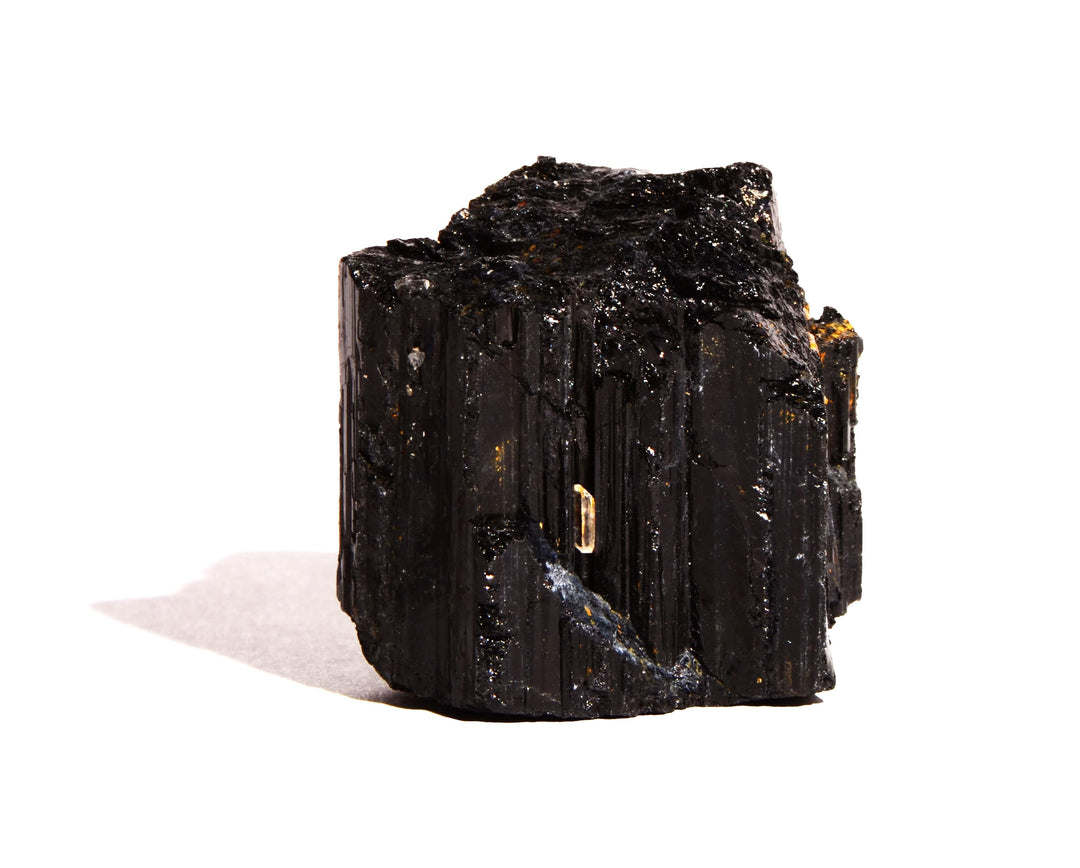 healing crystals: black tourmaline raw form