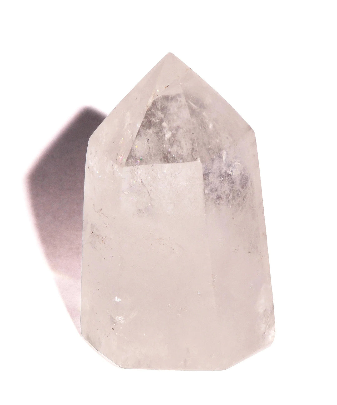 Clear Quartz Point - Flat Base - Polished