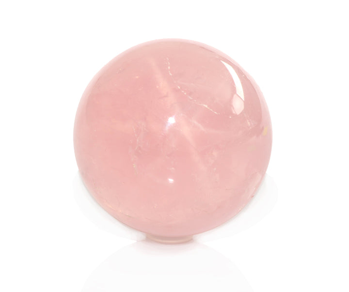 Rose Quartz Star Sphere - Polished