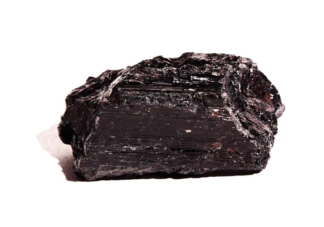 healing crystals: black tourmaline raw form
