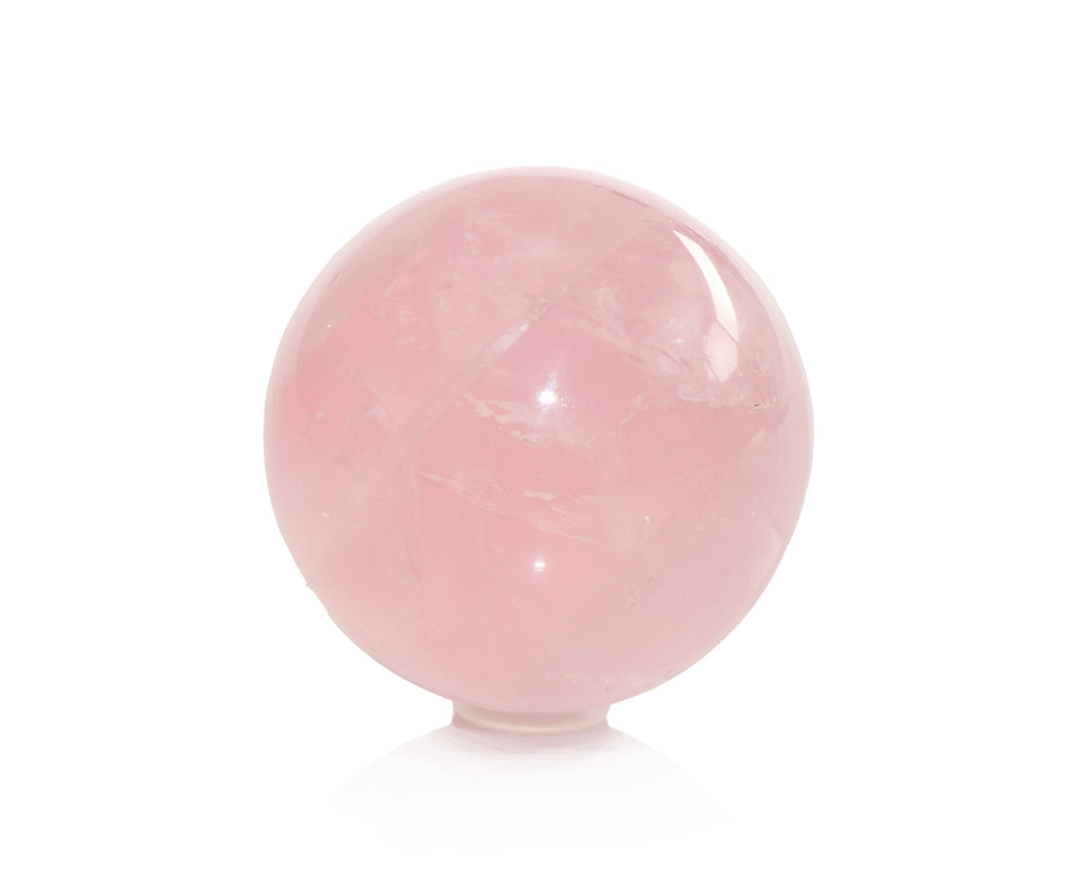 Rose Quartz Star Sphere - Polished