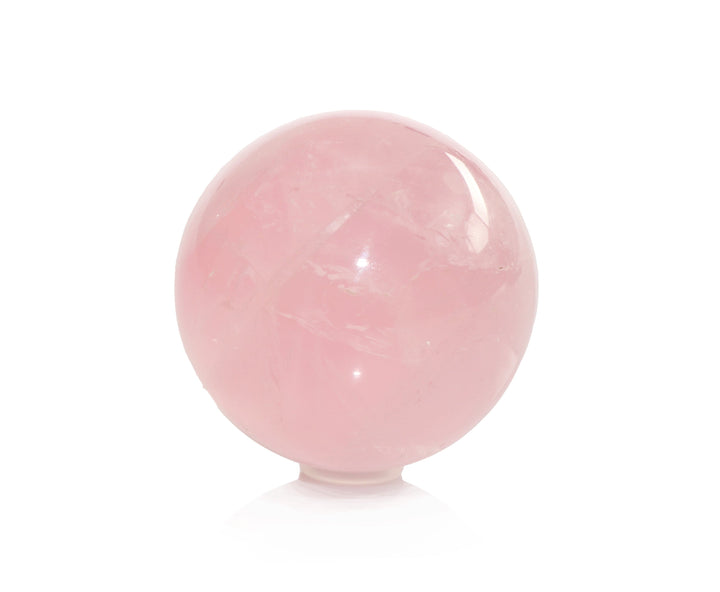 Rose Quartz Star Sphere - Polished