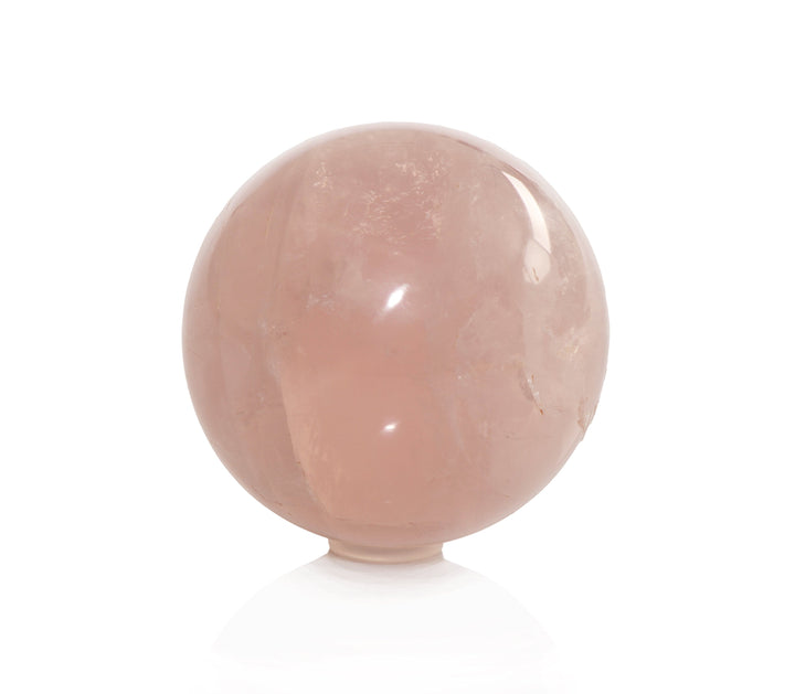 Rose Quartz Star Sphere - Polished
