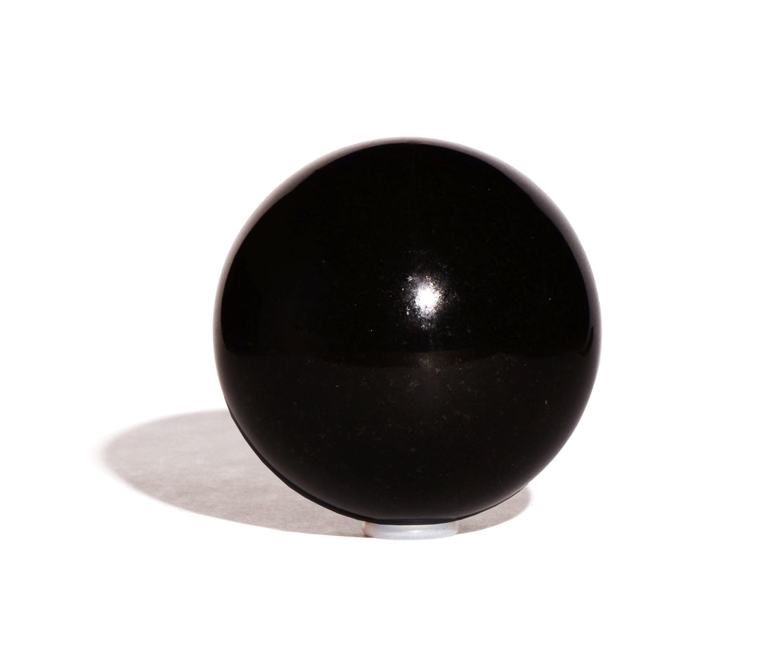 Black Tourmaline Sphere - Polished