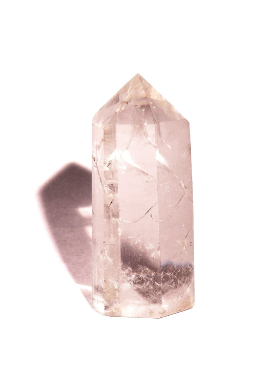 Clear Quartz Point - Flat Base - Polished