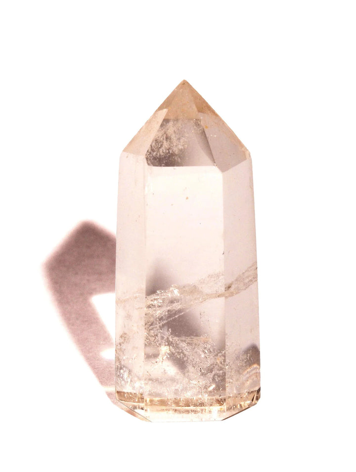 Clear Quartz Point - Flat Base - Polished