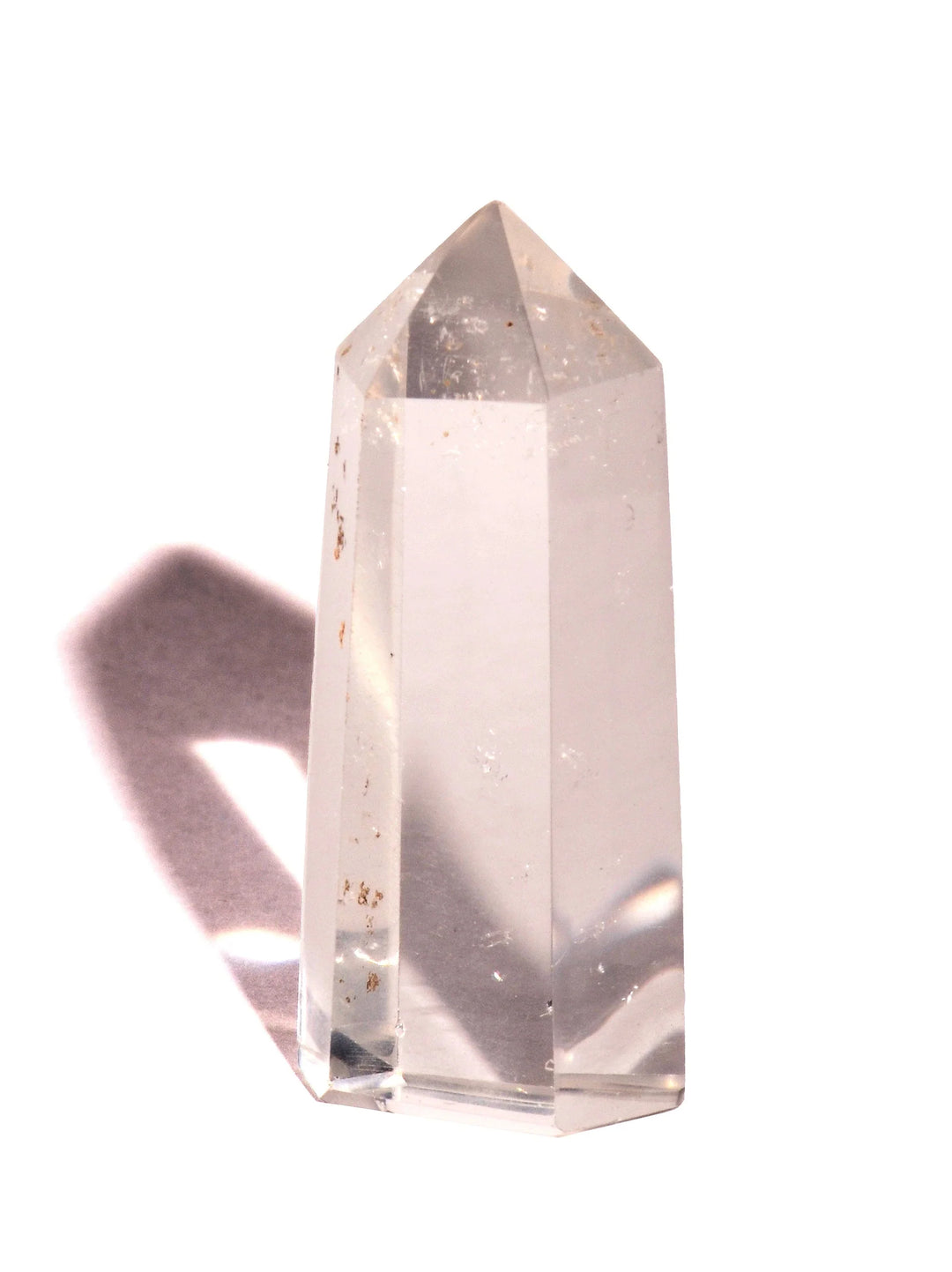 Clear Quartz Point - Flat Base - Polished